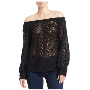Free People Lights Will Shine
Pullover Sweater Acrylic Wool Black size S